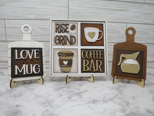 Interchangeable Mini Tile: Coffee