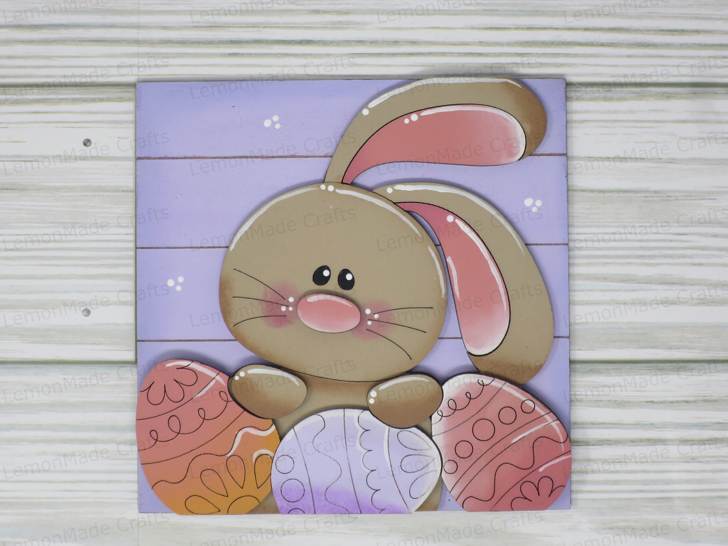 Interchangeable Tile: Floppy Easter Bunny
