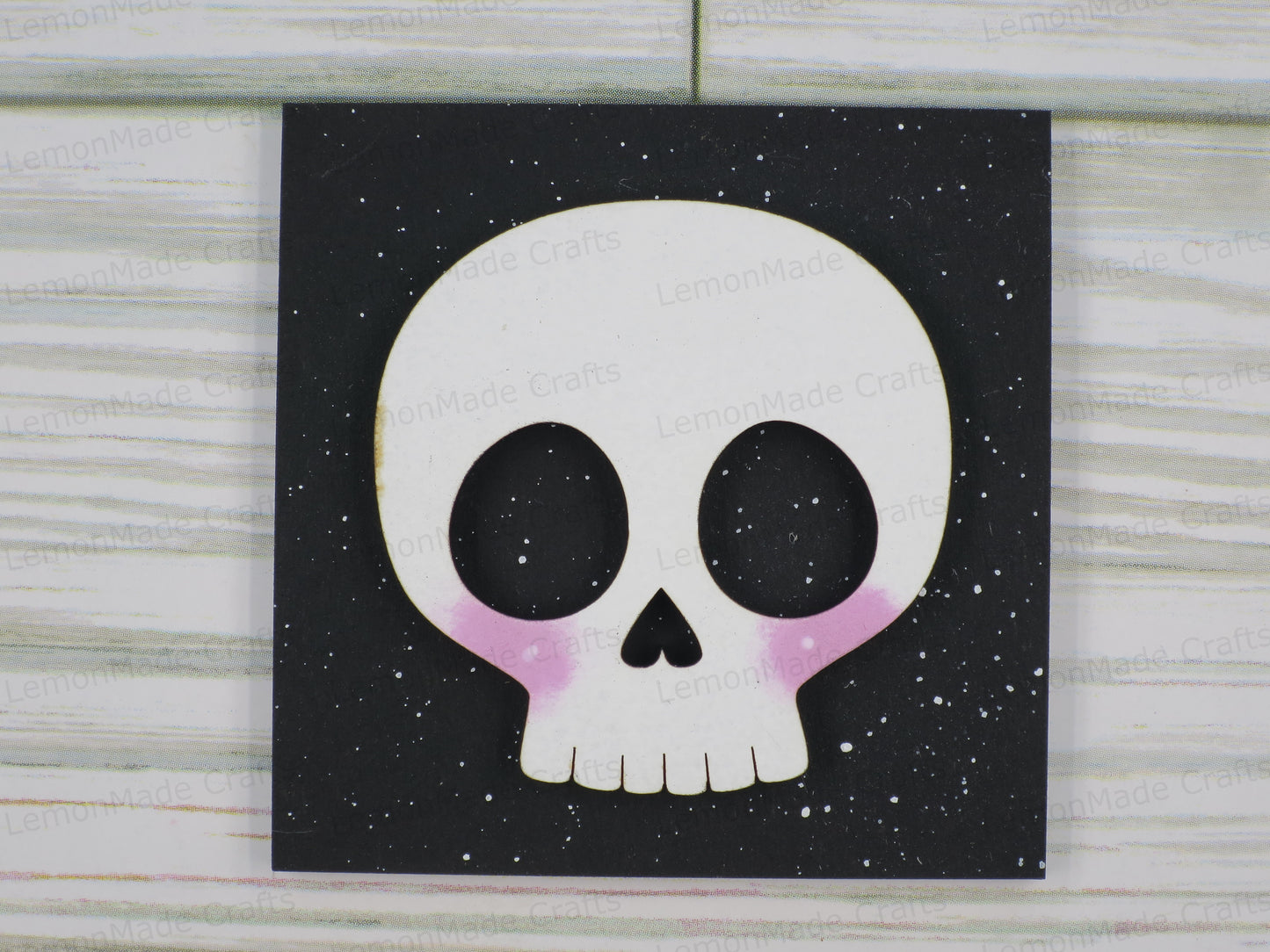 Interchangeable Mini Tile: Cute Skeleton