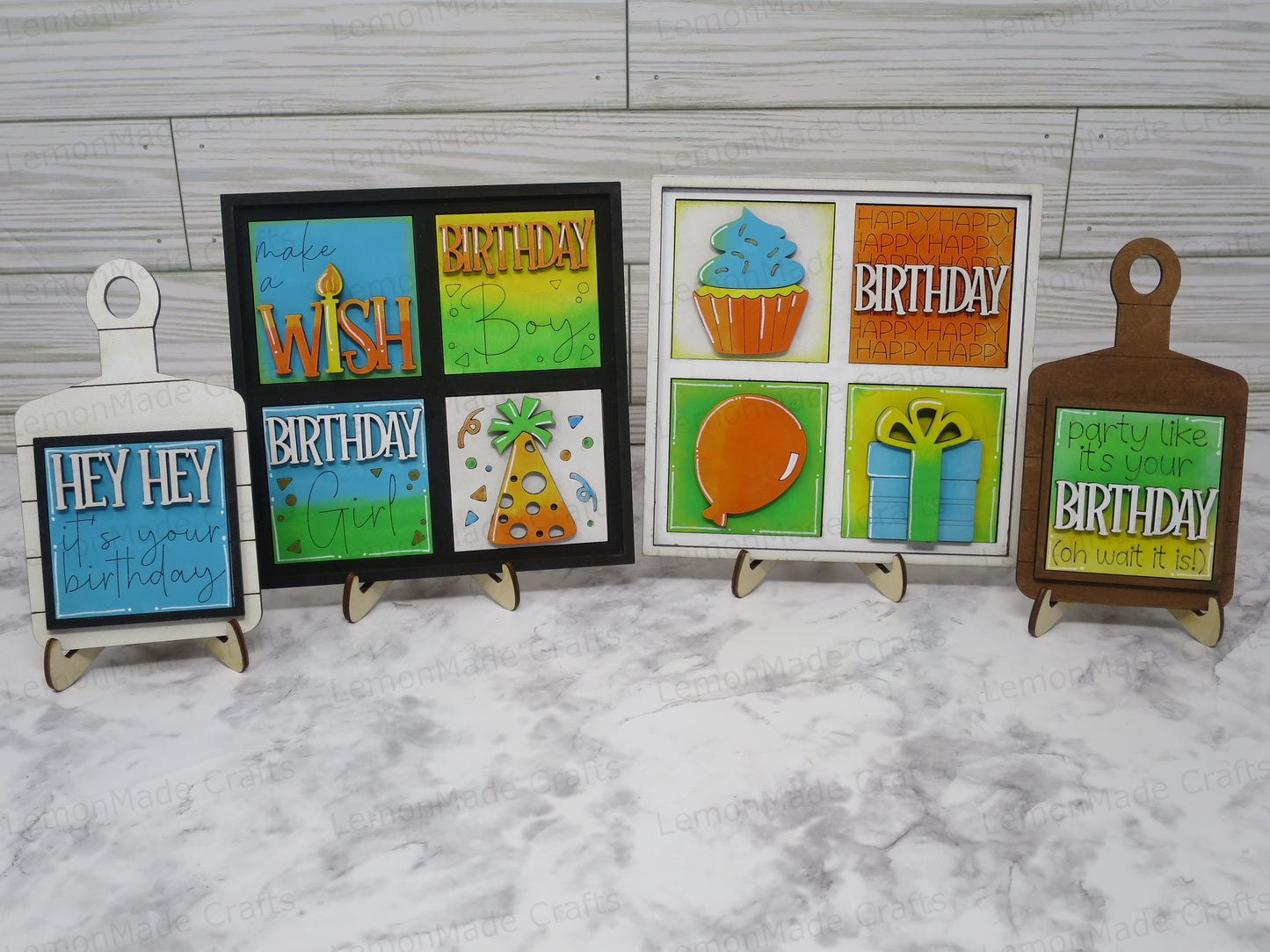 Interchangeable Mini Tile: Birthday