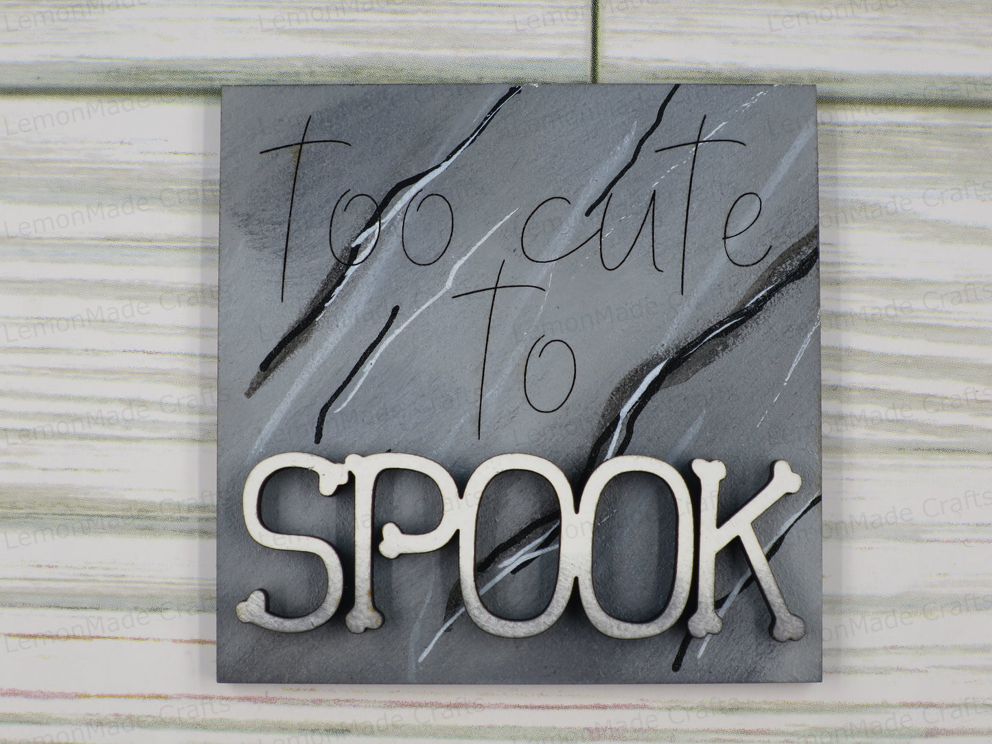 Interchangeable Mini Tile: Cute Skeleton