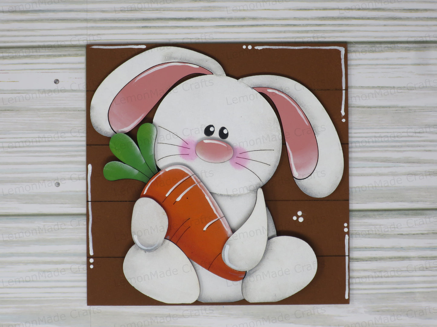 Interchangeable Tile: Floppy Easter Bunny