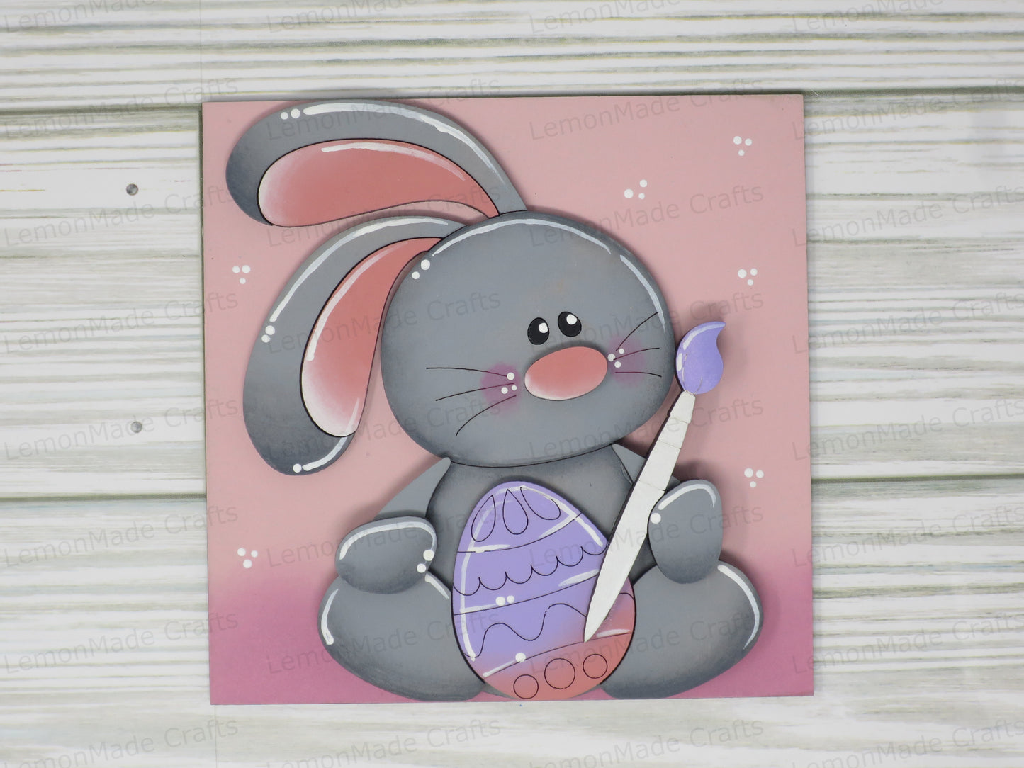 Interchangeable Tile: Floppy Easter Bunny