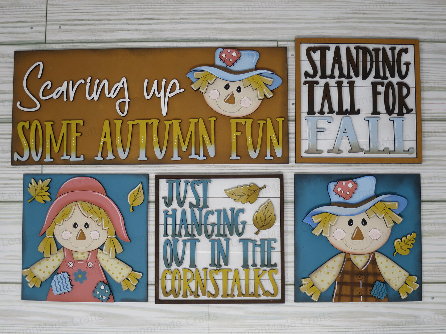 Interchangeable Tile: Scarecrow Pair