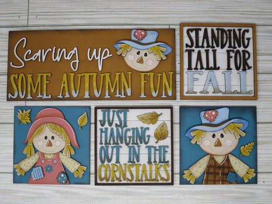 Interchangeable Tile: Scarecrow Pair