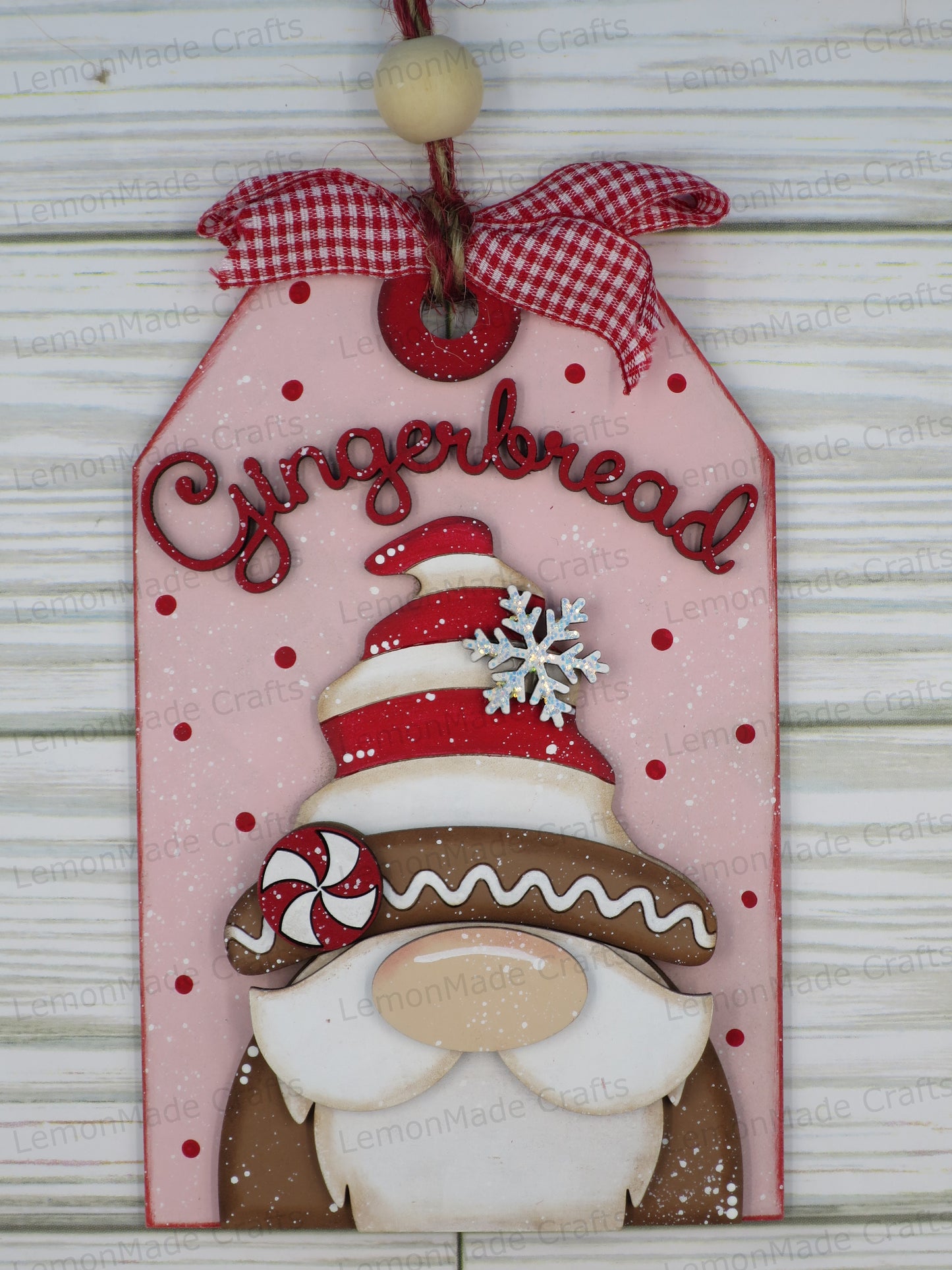 Ornament-Christmas Gnome Tag