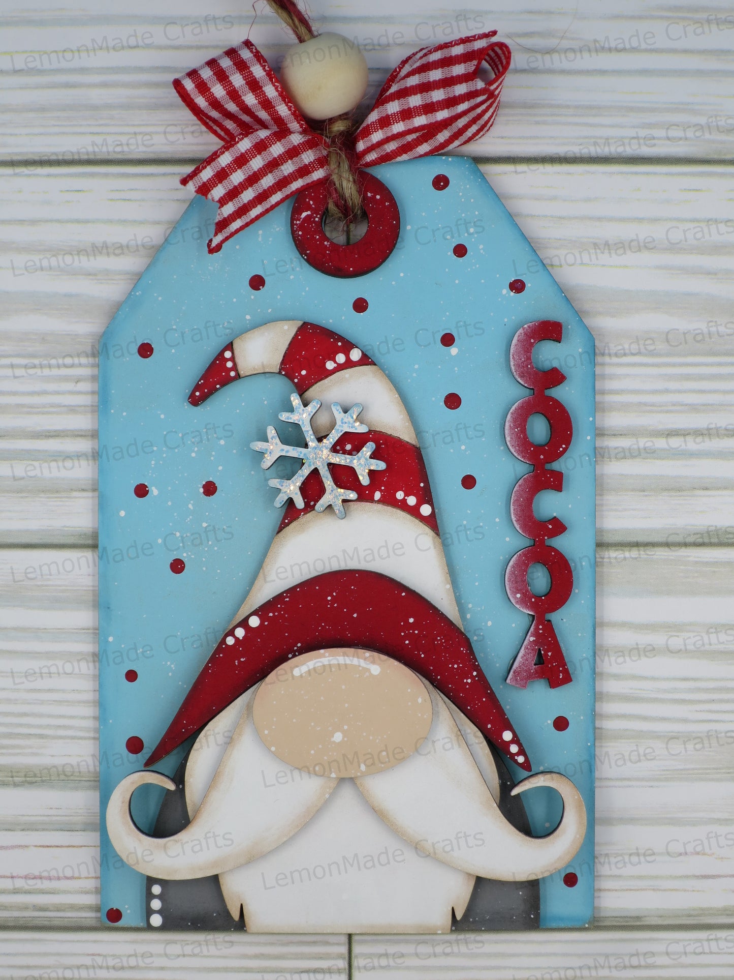 Ornament-Christmas Gnome Tag