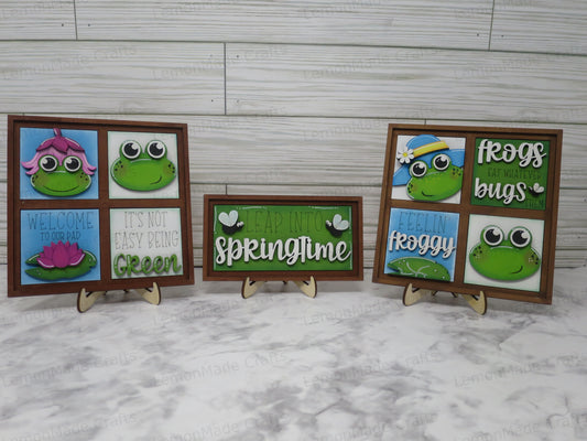 Interchangeable Mini Tile: Frog
