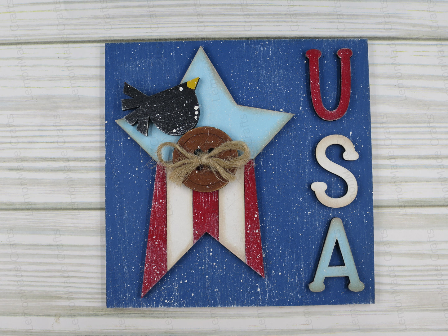 Interchangeable Tile: Americana Raggedy Ann & Andy