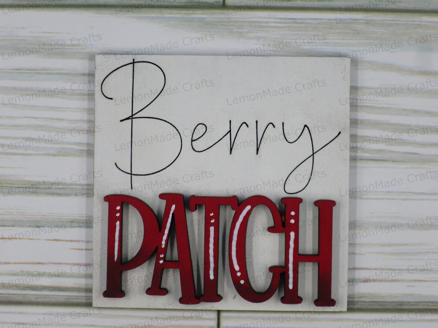 Interchangeable Mini Tile: Strawberry