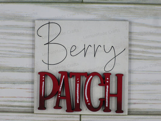 Interchangeable Mini Tile: Strawberry