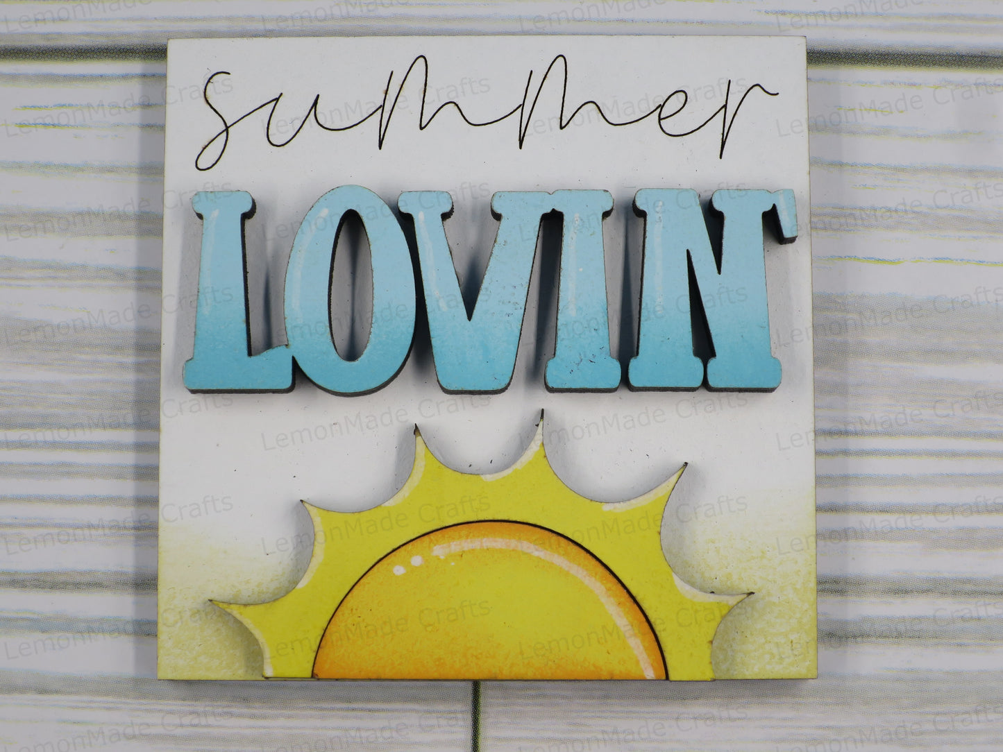 Interchangeable Mini Tile: Sunshine