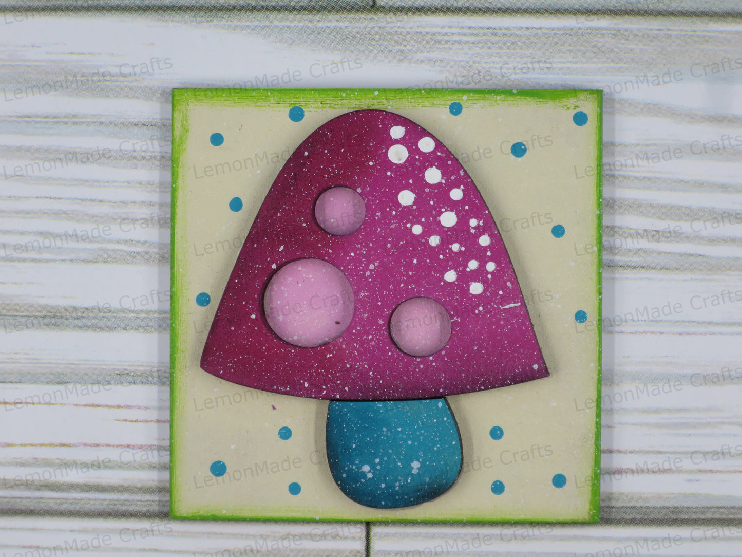 Interchangeable Mini Tile: Mushroom