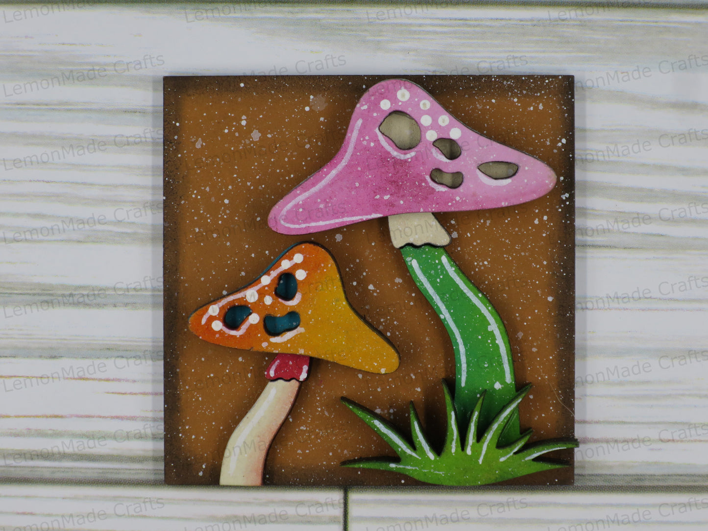 Interchangeable Mini Tile: Mushroom