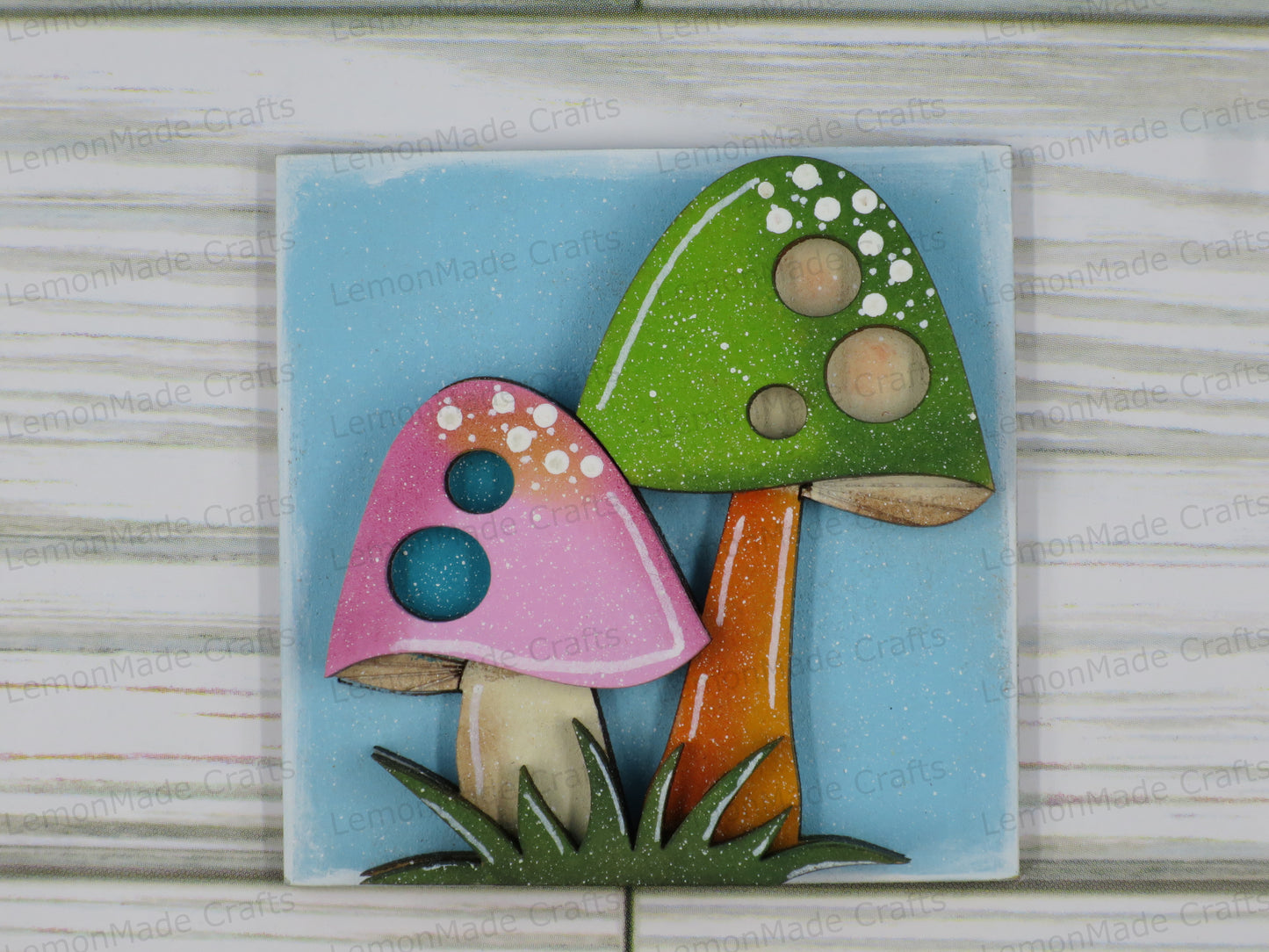 Interchangeable Mini Tile: Mushroom