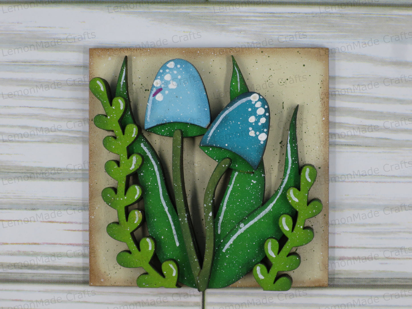 Interchangeable Mini Tile: Mushroom