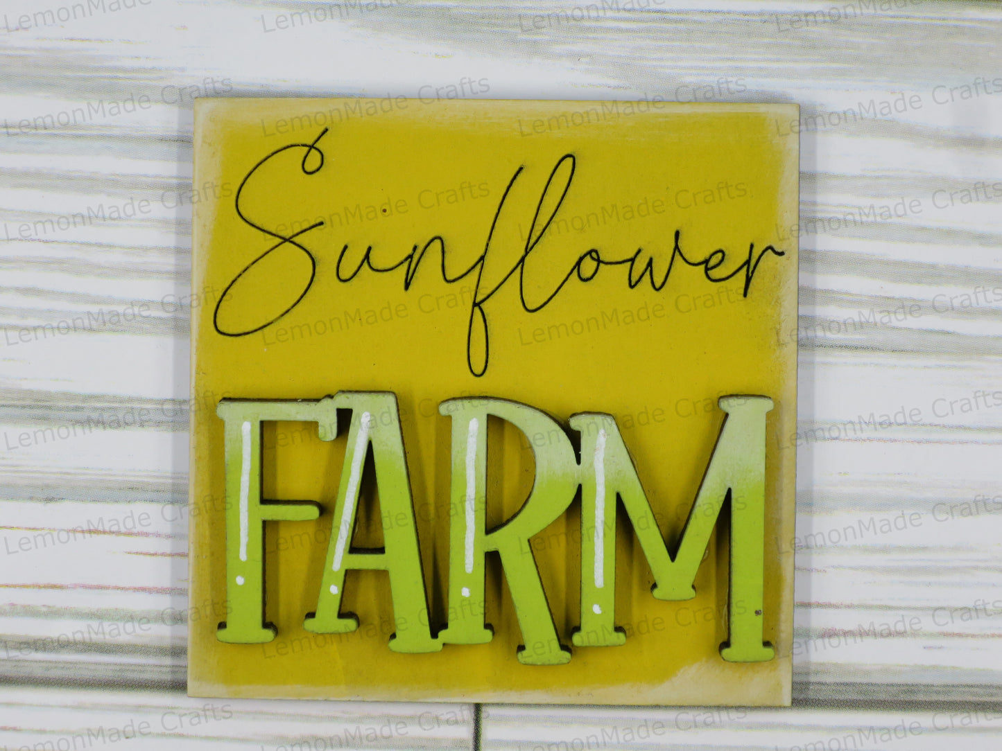 Interchangeable Mini Tile: Sunflower