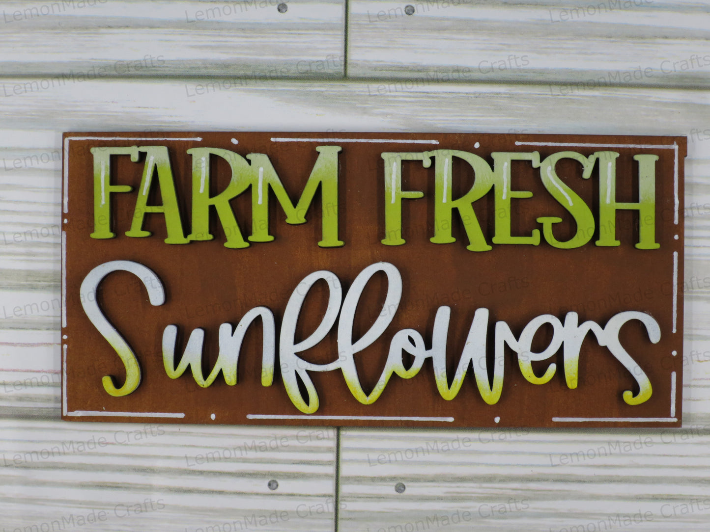 Interchangeable Mini Tile: Sunflower