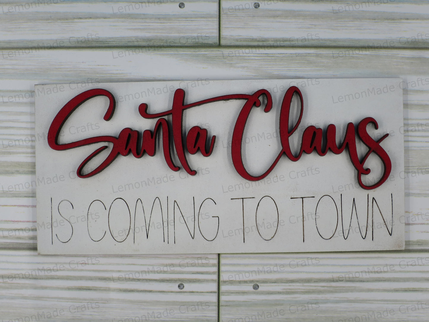 Interchangeable Mini Tile: Santa Christmas