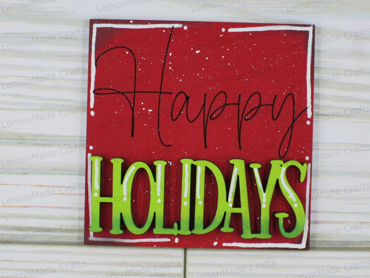 Interchangeable Mini Tile: Christmas