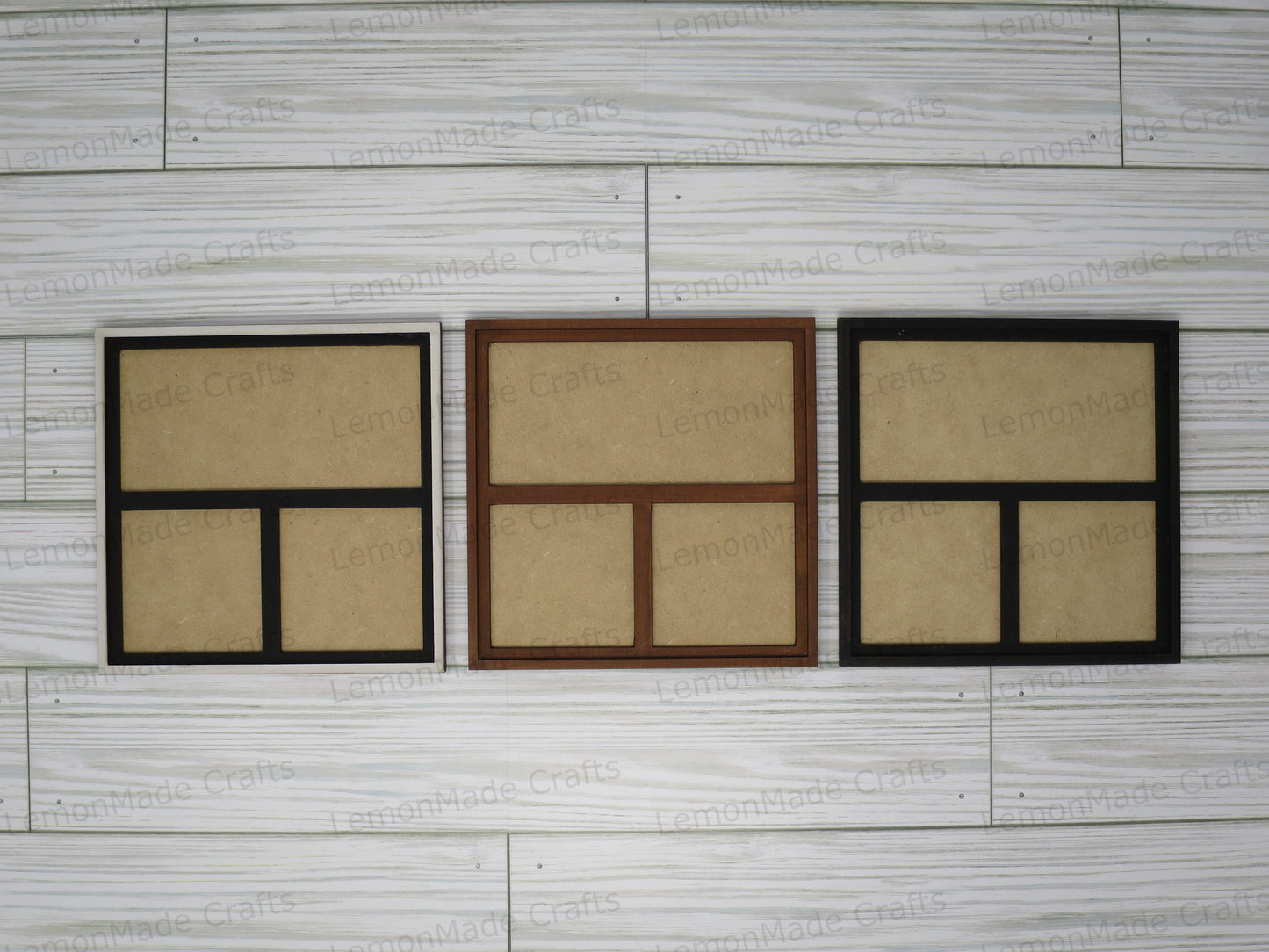 Interchangeable Mini Frame- 1 Rectangle 2 Square