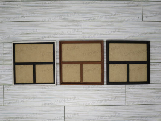 Interchangeable Mini Frame- 1 Rectangle 2 Square