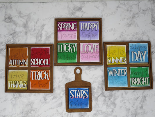 Interchangeable Mini Tile: Seasonal Set