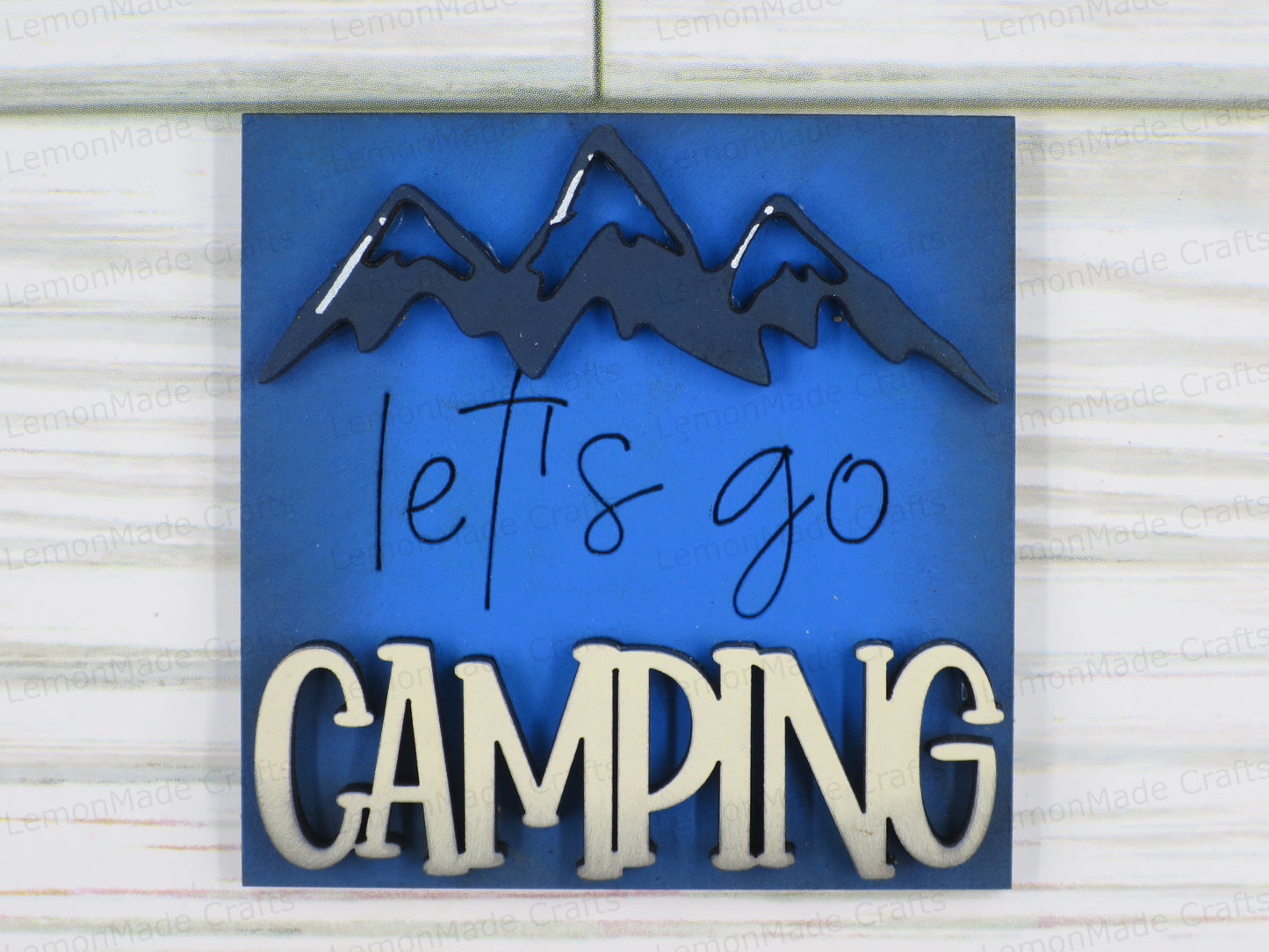 Interchangeable Mini Tile: Camping