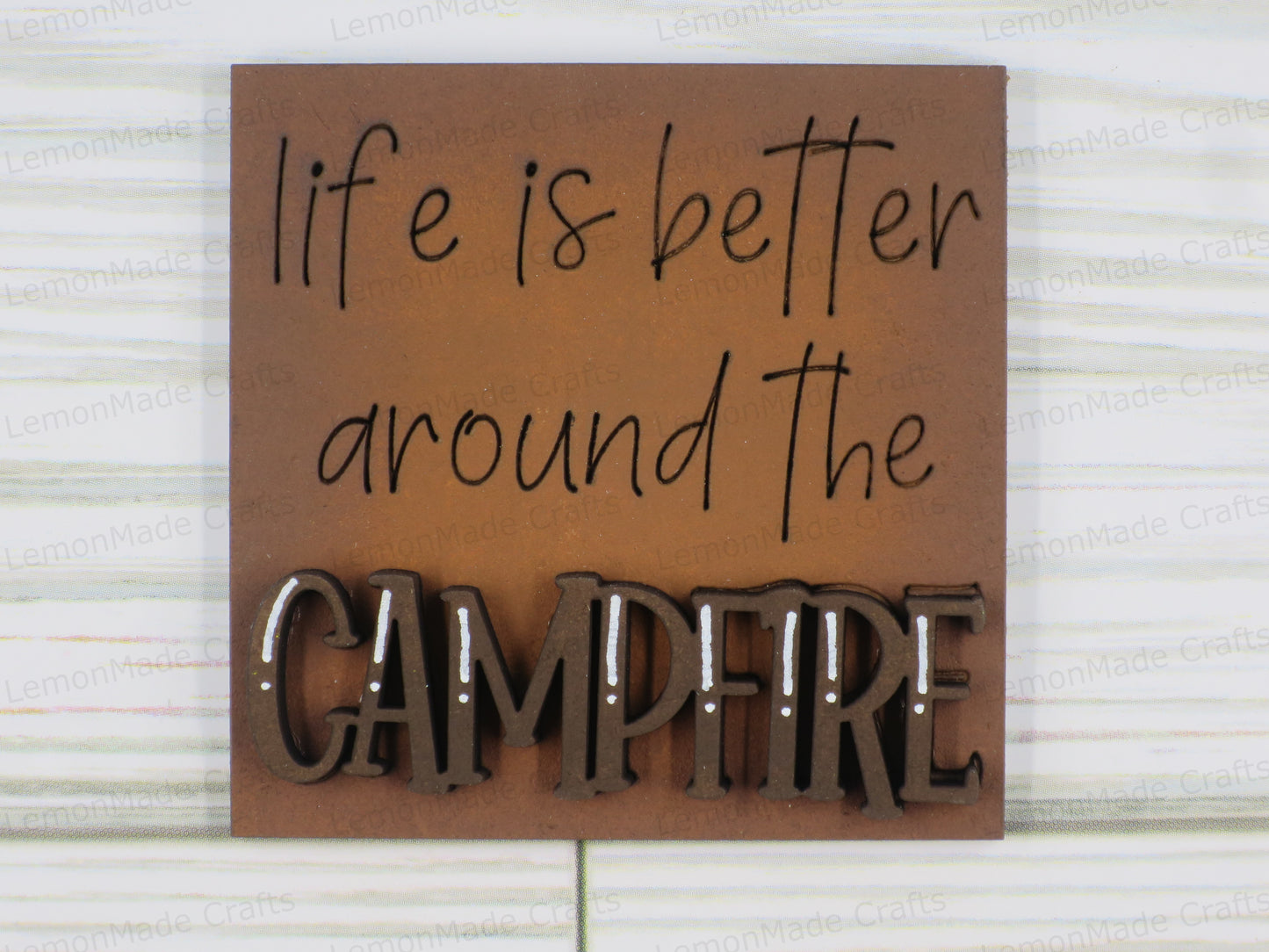 Interchangeable Mini Tile: Camping