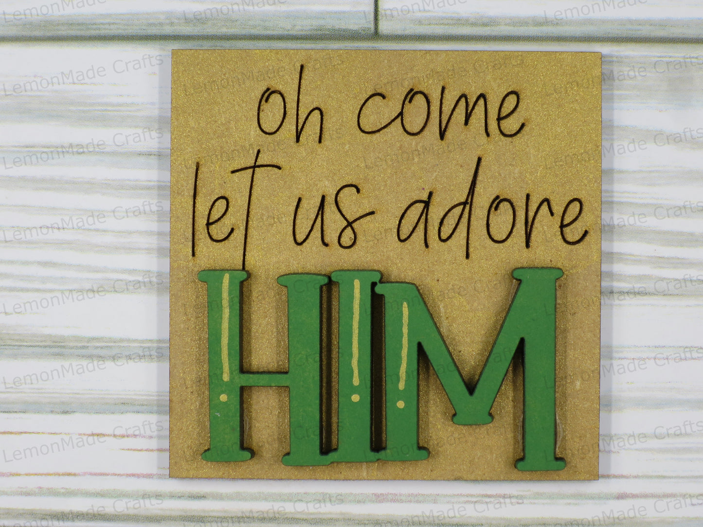 Interchangeable Mini Tile: Nativity Christmas