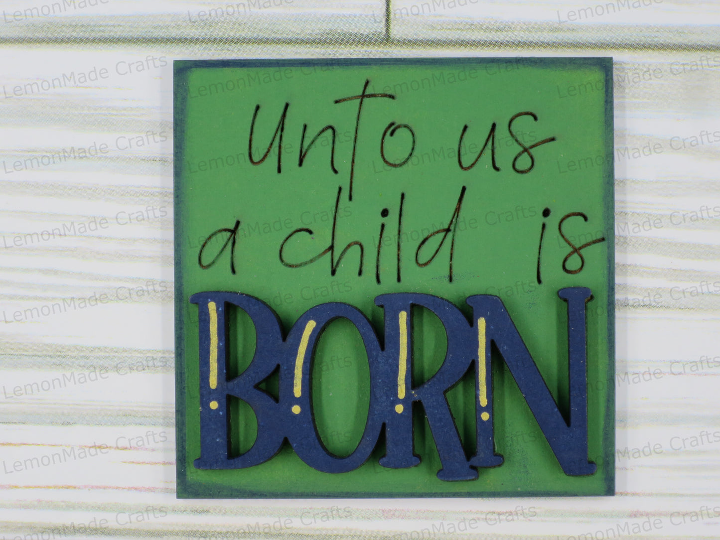 Interchangeable Mini Tile: Nativity Christmas