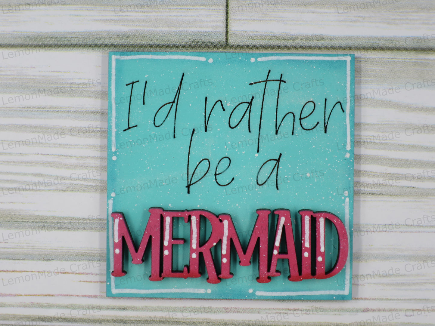 Interchangeable Mini Tile: Mermaid
