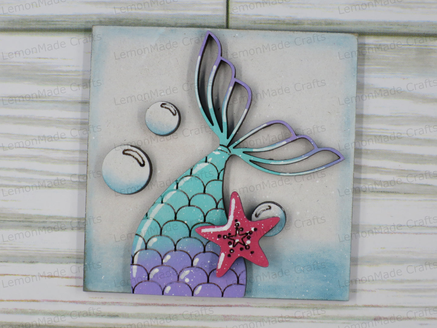 Interchangeable Mini Tile: Mermaid