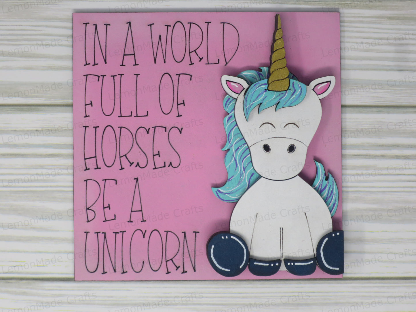 Interchangeable Tile: Unicorn