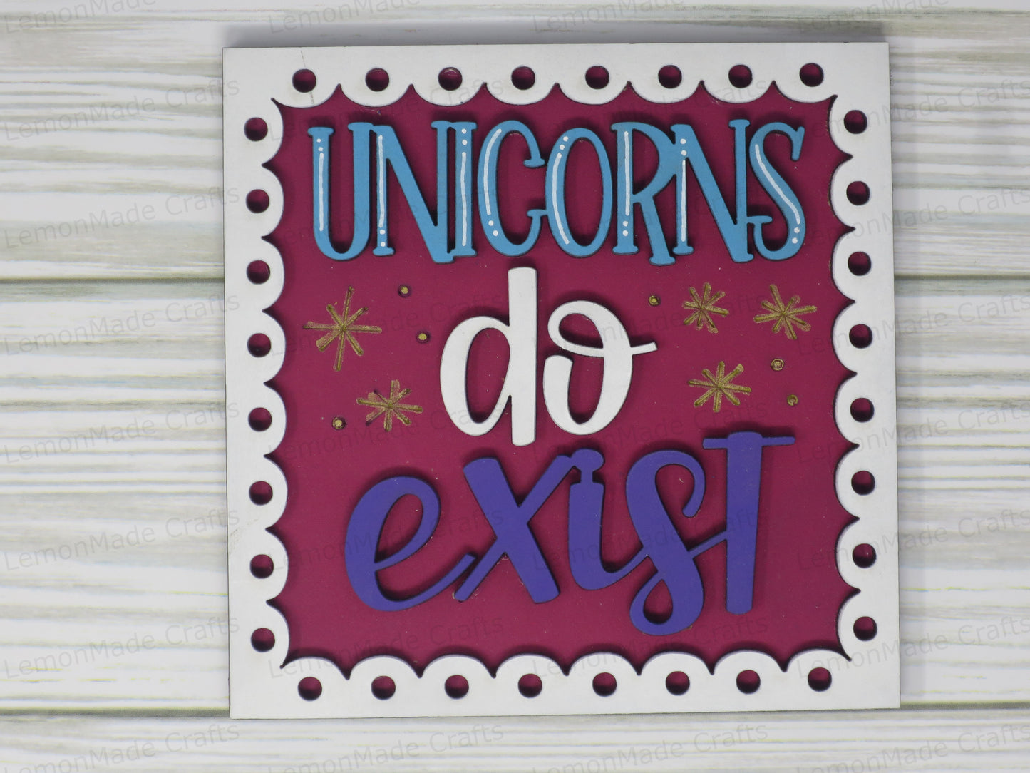 Interchangeable Tile: Unicorn