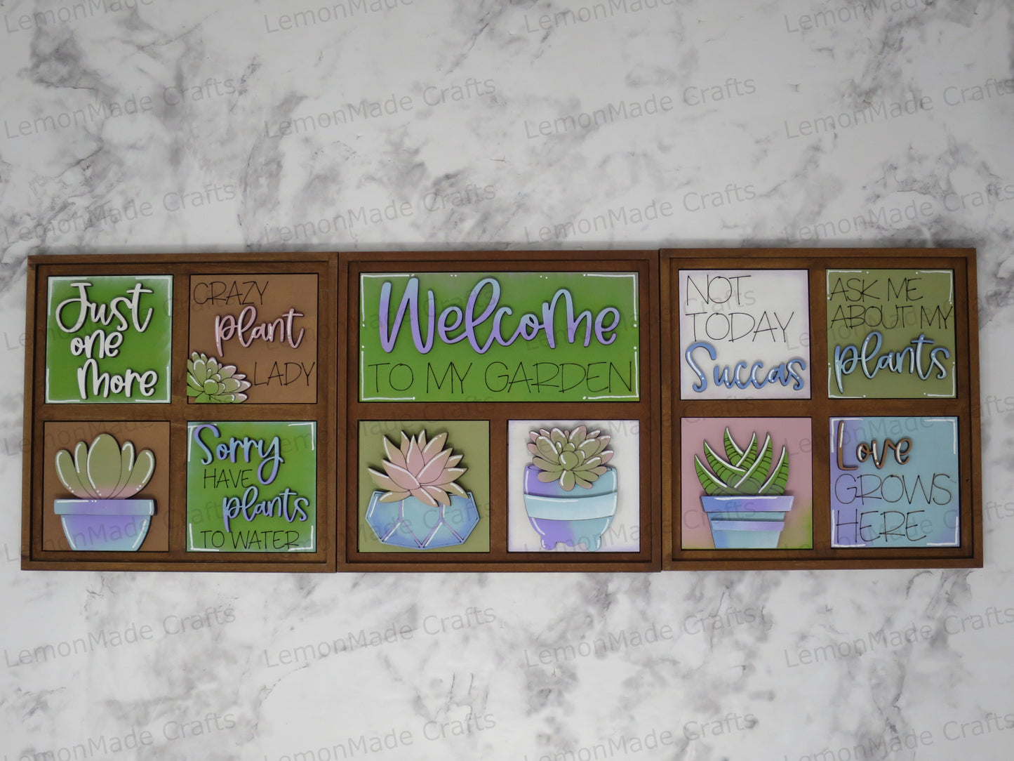 Interchangeable Mini Tile: Succulent