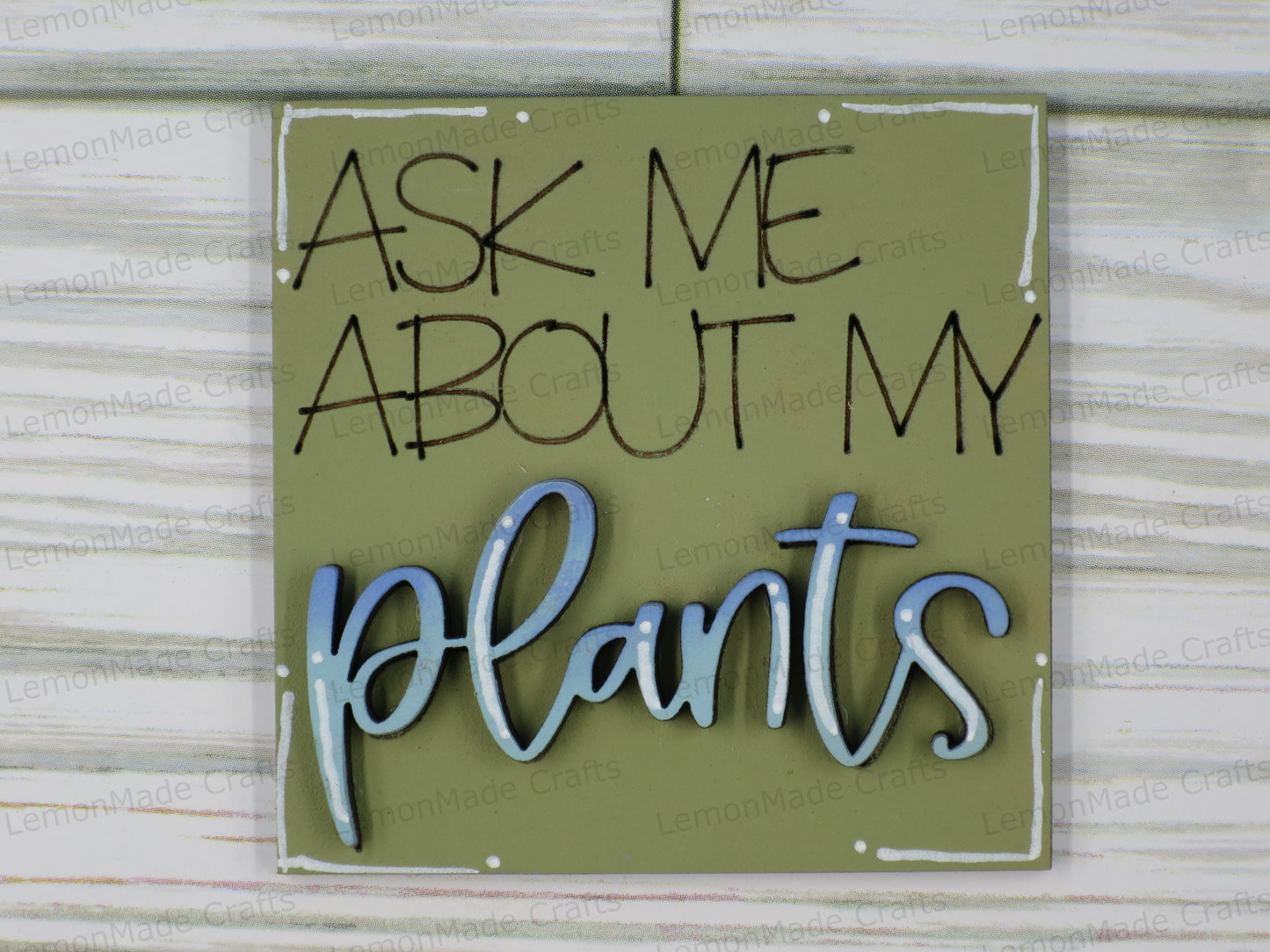 Interchangeable Mini Tile: Succulent