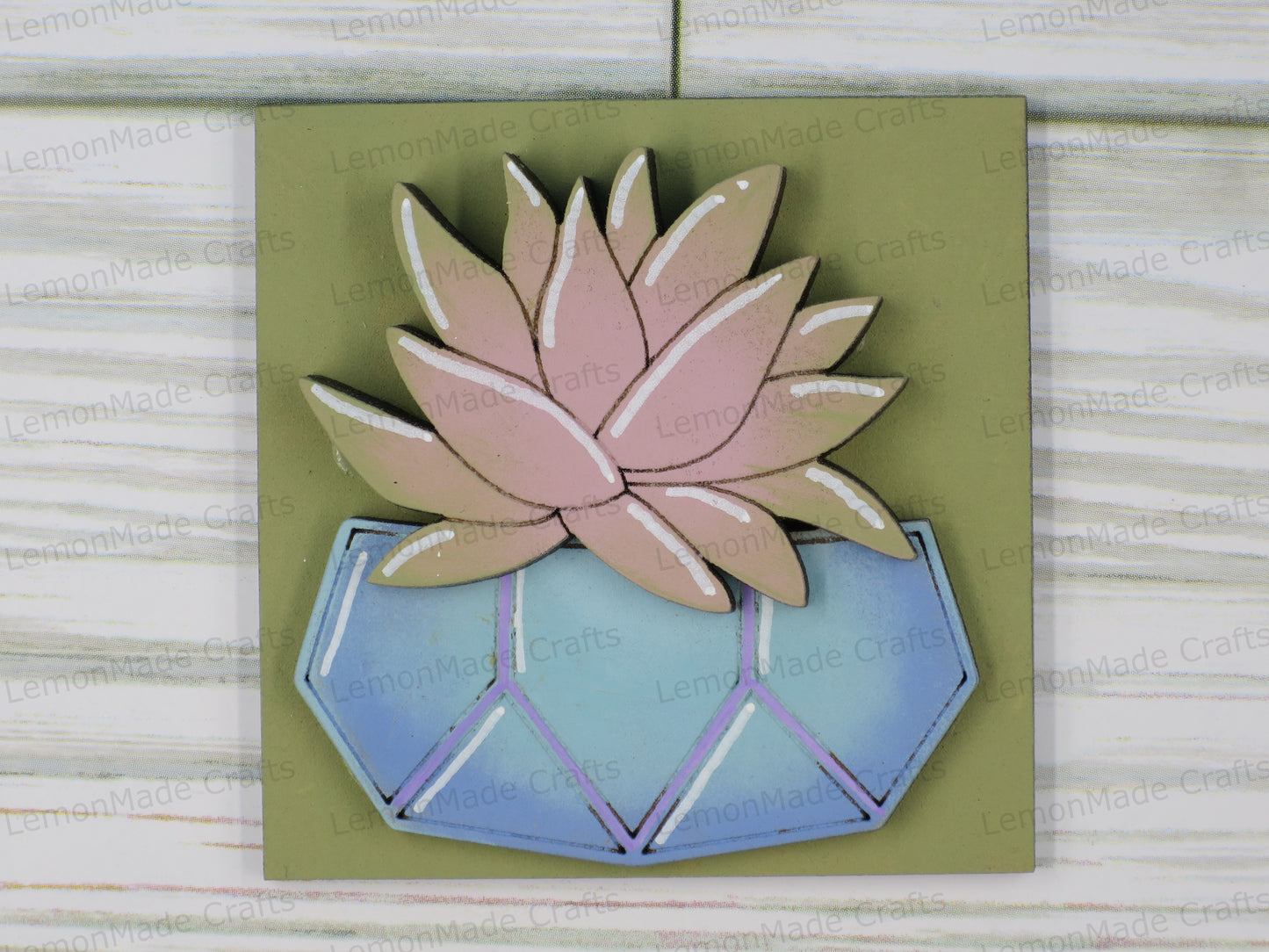 Interchangeable Mini Tile: Succulent