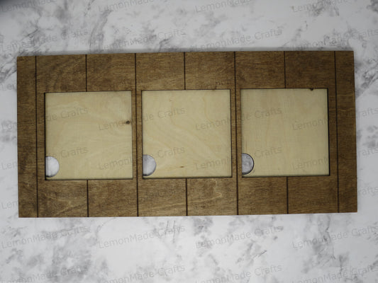 Interchangeable Frame: 3 Square