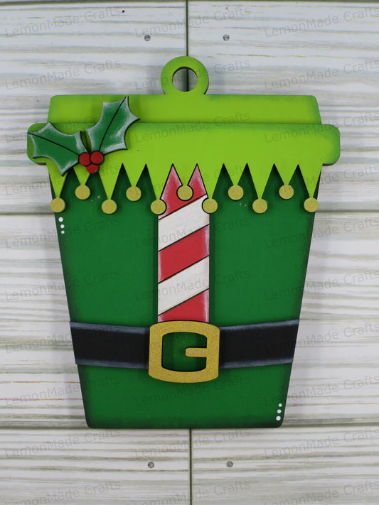 Ornament-Christmas Latte Cup Gift Card