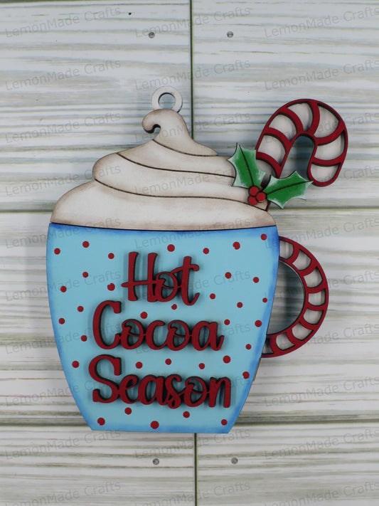 Ornament-Christmas Hot Cocoa Peppermint Mocha Gift Card