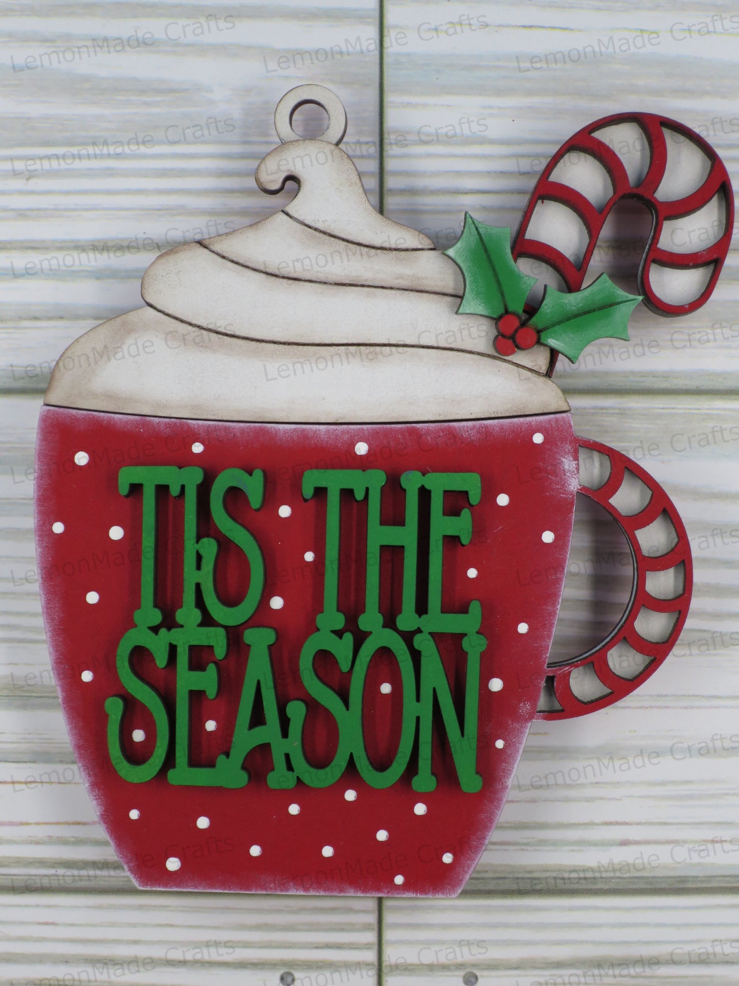 Ornament-Christmas Hot Cocoa Peppermint Mocha Gift Card