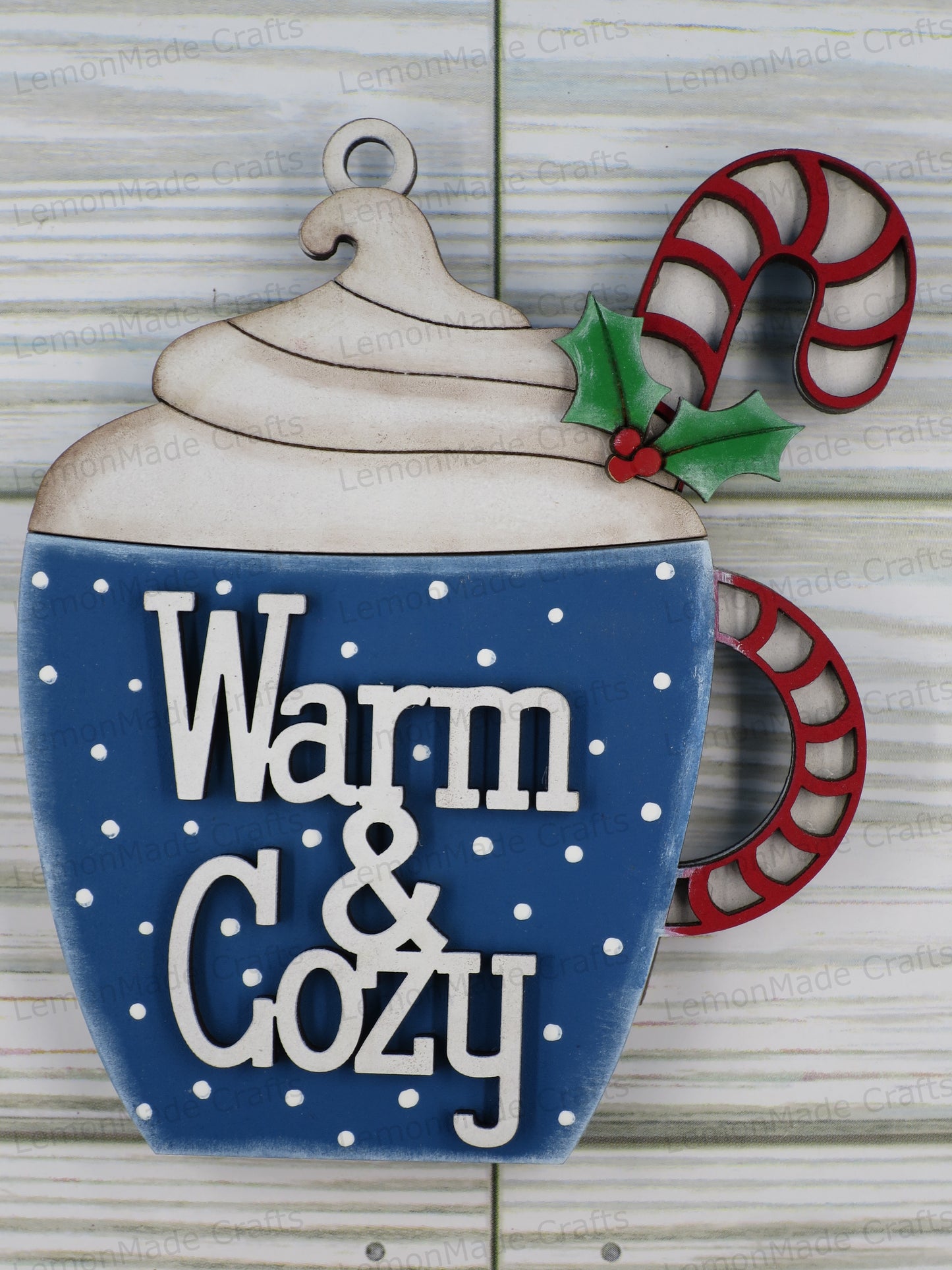 Ornament-Christmas Hot Cocoa Peppermint Mocha Gift Card