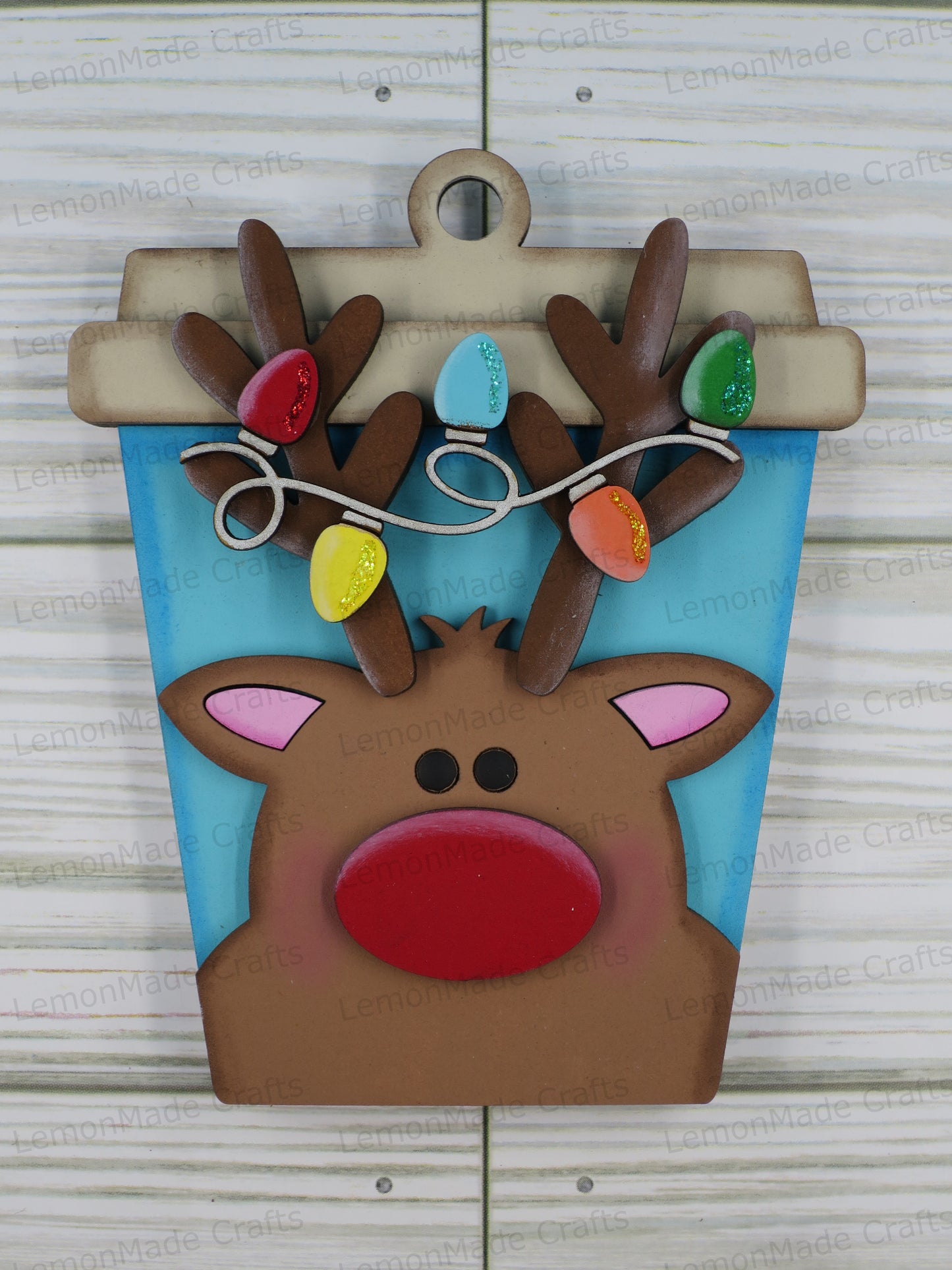 Ornament-Christmas Latte Cup Gift Card