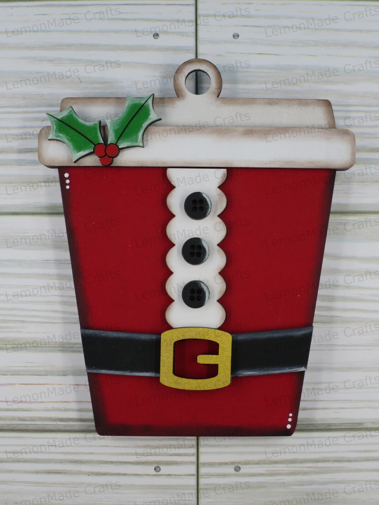 Ornament-Christmas Latte Cup Gift Card