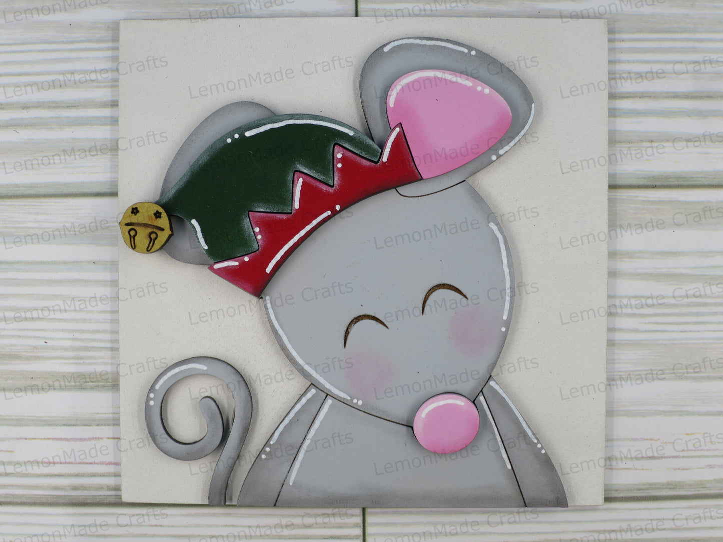 Interchangeable Tile: Christmas Mouse