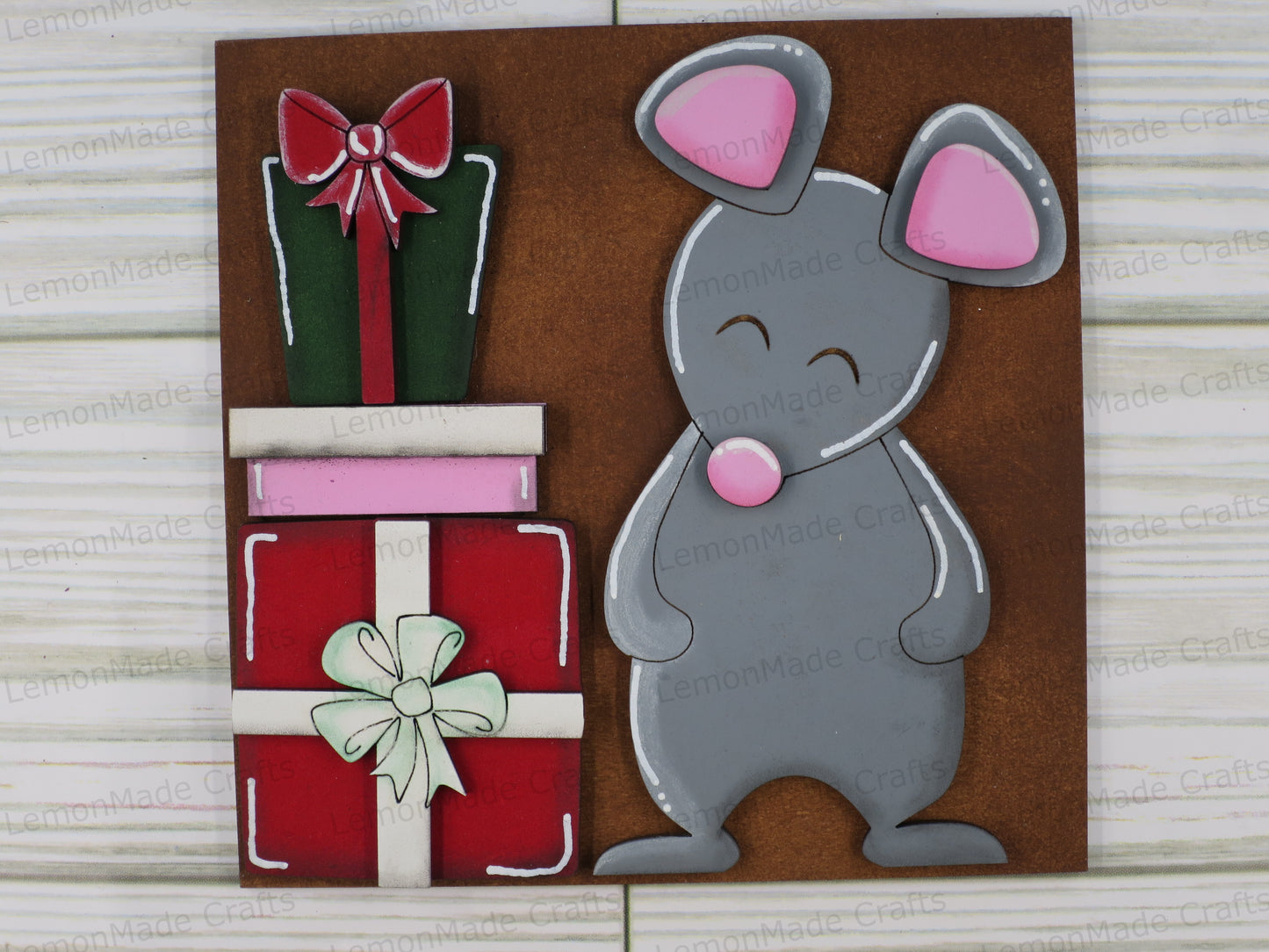 Interchangeable Tile: Christmas Mouse