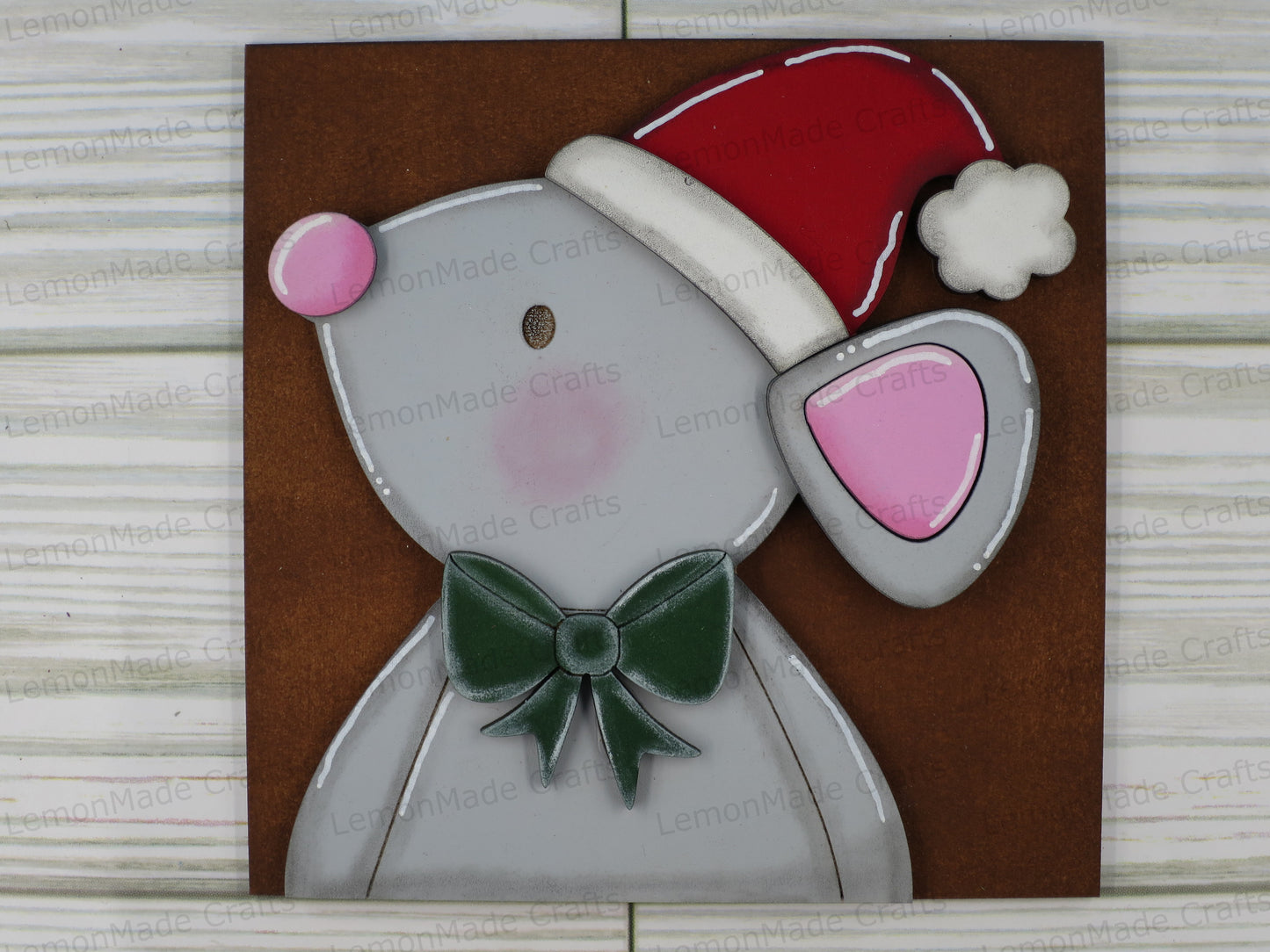 Interchangeable Tile: Christmas Mouse