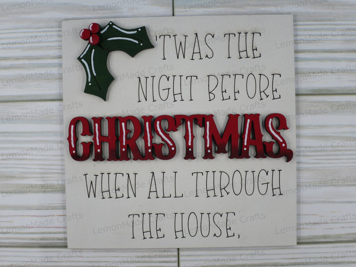 Interchangeable Tile: Christmas Mouse