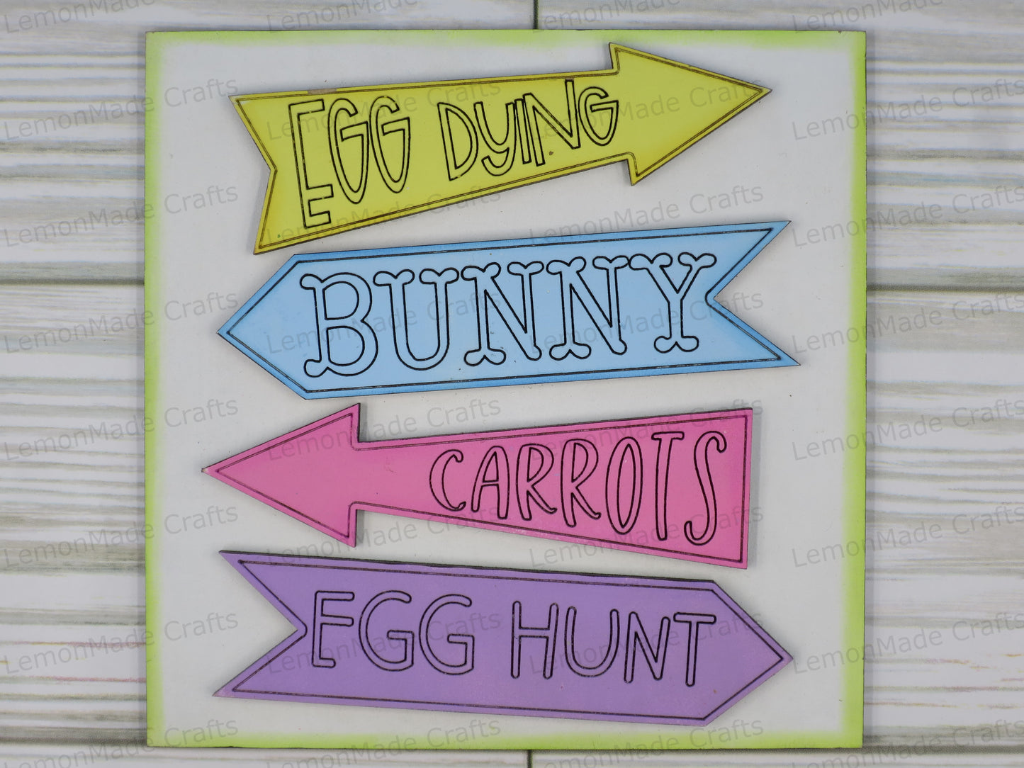 Interchangeable Tile: Spring Easter Bunny